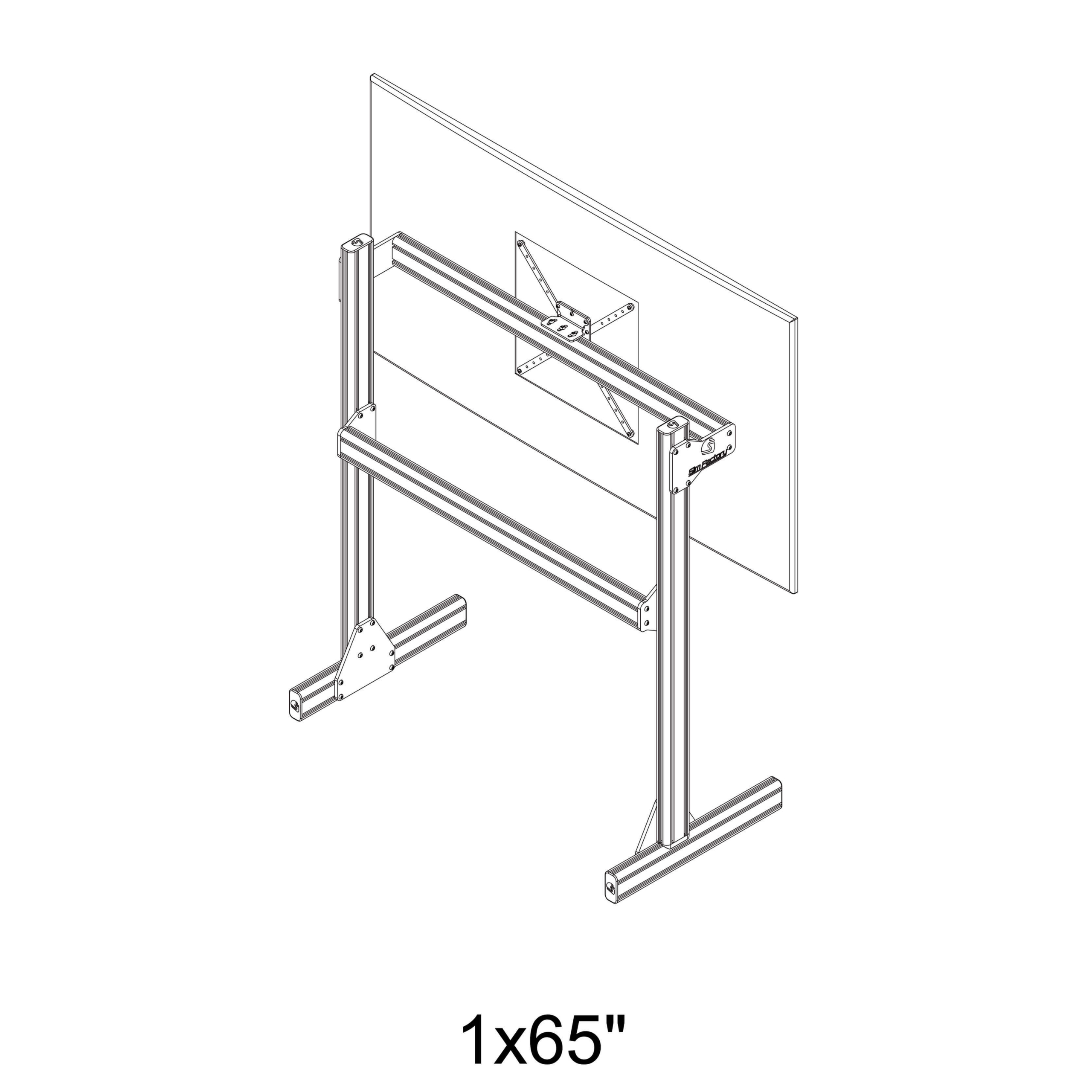 1 single monitor stand 65