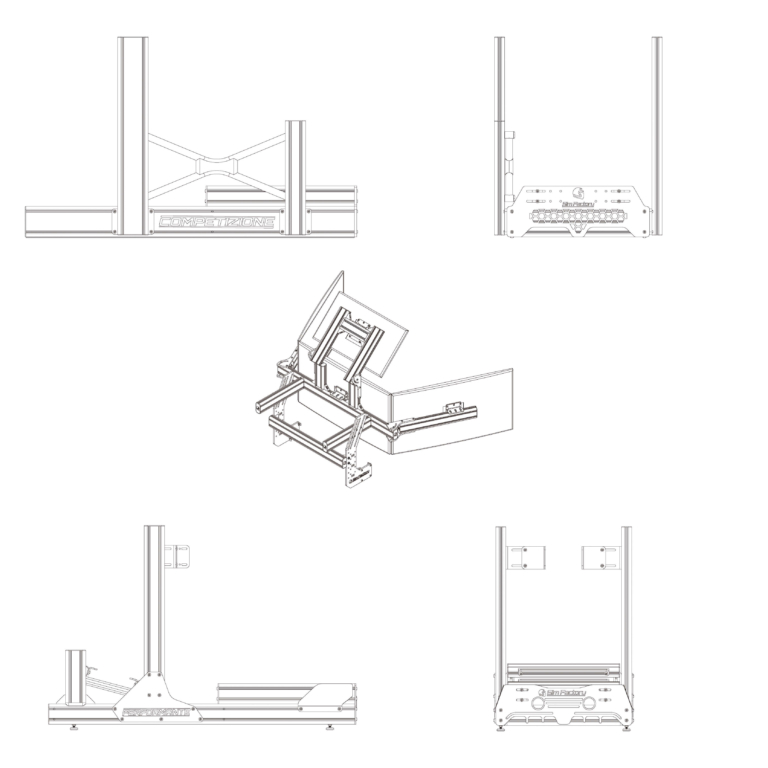 disegni tecnici postazione di guida