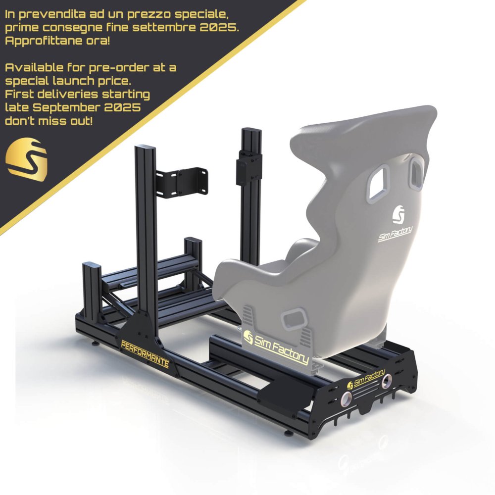 postazione di guida sim racing