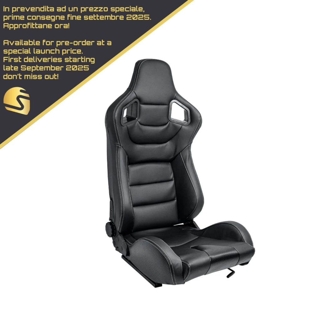 sedile sportivo ecopelle