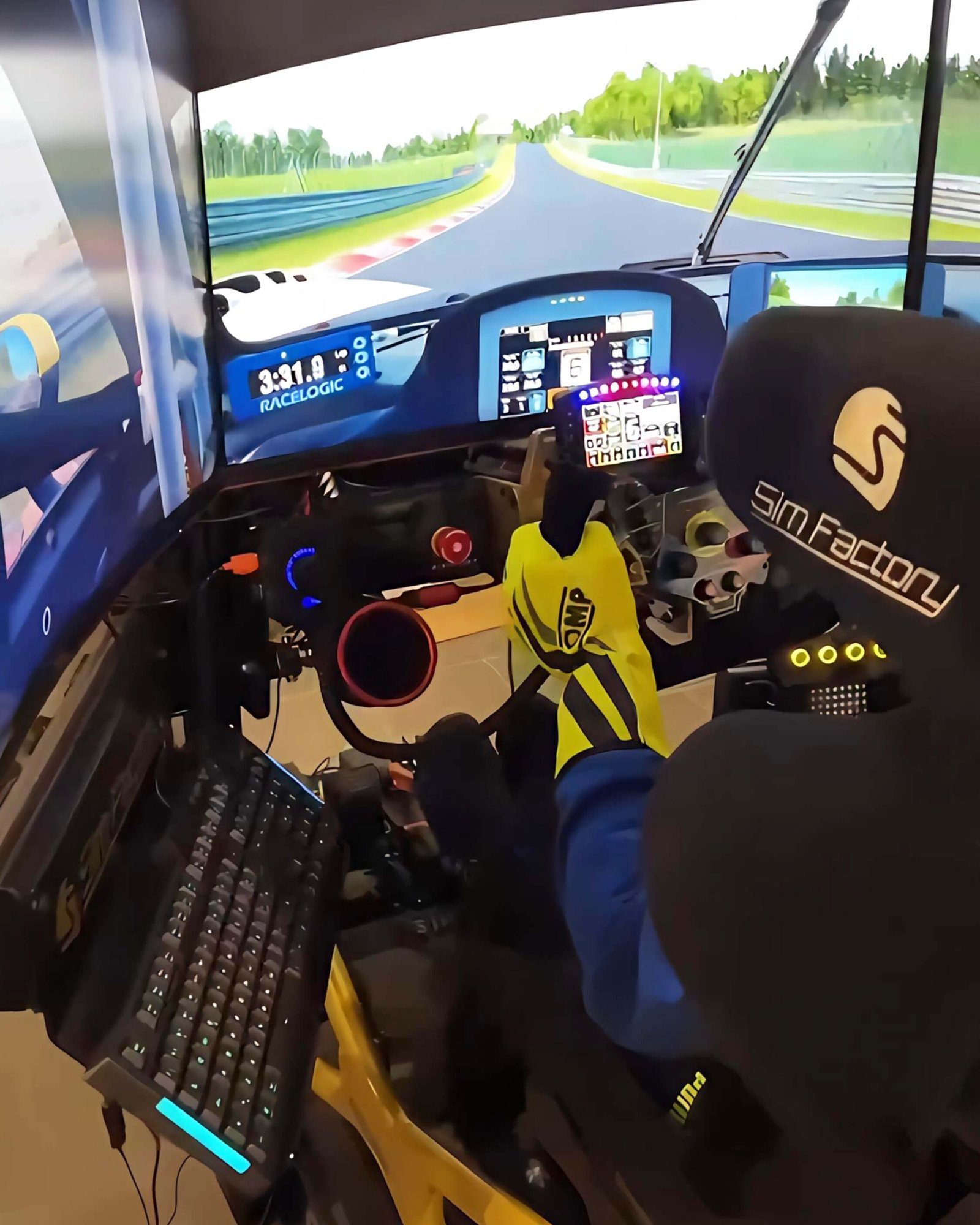 Simulatore di guida professionale per allenamento piloti e appassionati